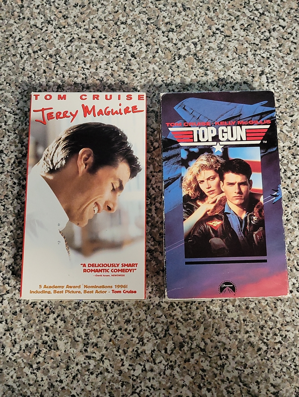 Jerry Maguire & Top Gun VHS  Tapes